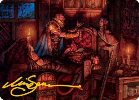 Long Rest Art Card (Gold-Stamped Signature) [Dungeons & Dragons: Adventures in the Forgotten Realms Art Series] | Eastridge Sports Cards & Games