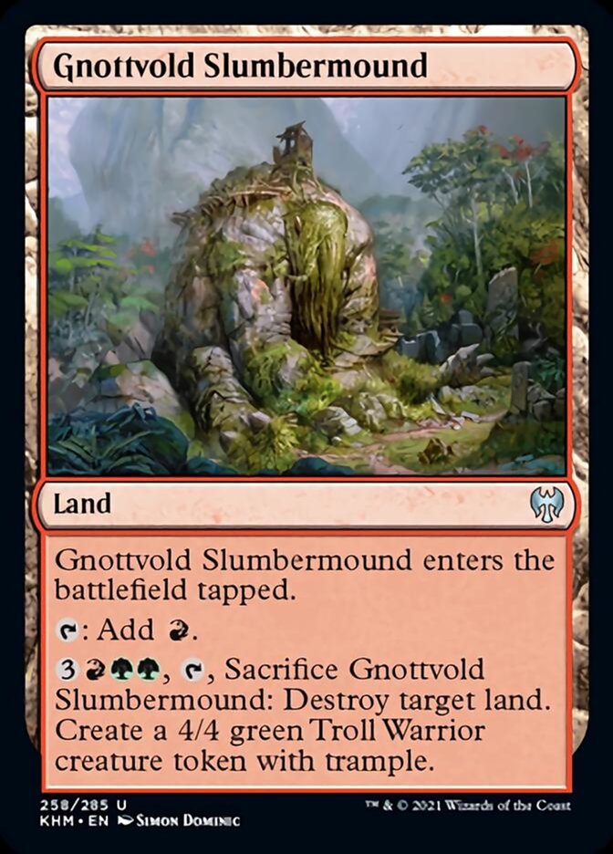 Gnottvold Slumbermound [Kaldheim] | Eastridge Sports Cards & Games