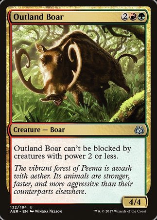 Outland Boar [Aether Revolt] | Eastridge Sports Cards & Games