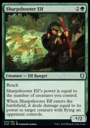 Sharpshooter Elf [Commander Legends: Battle for Baldur's Gate] | Eastridge Sports Cards & Games