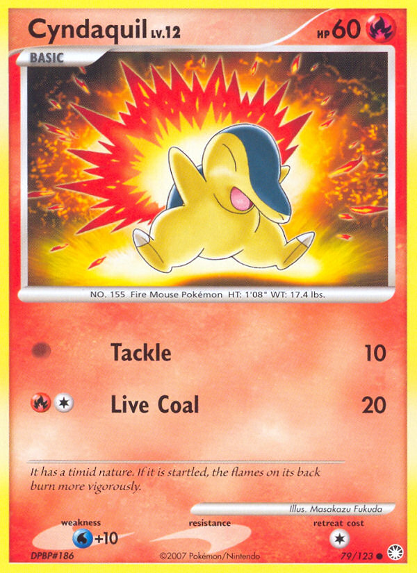 Cyndaquil (79/123) [Diamond & Pearl: Mysterious Treasures] | Eastridge Sports Cards & Games