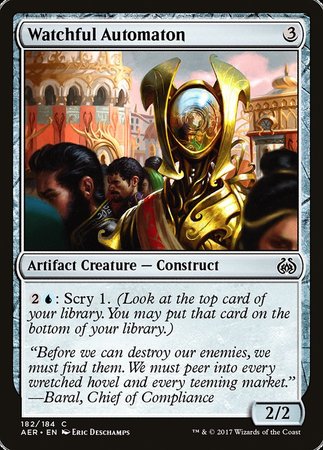 Watchful Automaton [Aether Revolt] | Eastridge Sports Cards & Games