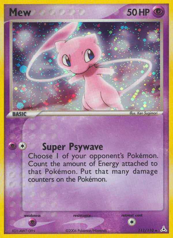 Mew (111/110) [EX: Holon Phantoms] | Eastridge Sports Cards & Games