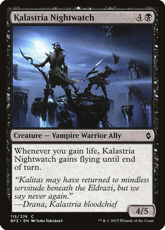 Kalastria Nightwatch [Battle for Zendikar] | Eastridge Sports Cards & Games