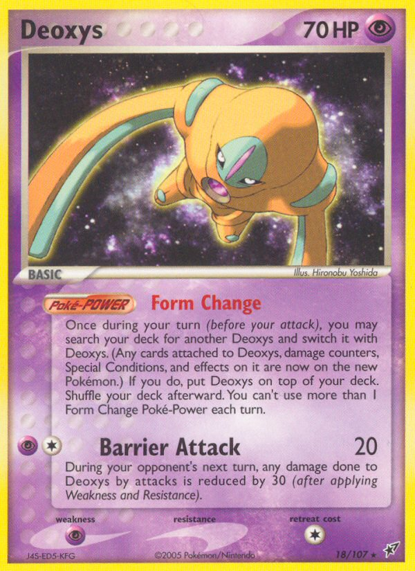 Deoxys (18/107) [EX: Deoxys] | Eastridge Sports Cards & Games