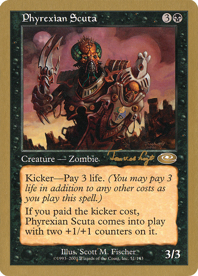 Phyrexian Scuta (Tom van de Logt) [World Championship Decks 2001] | Eastridge Sports Cards & Games