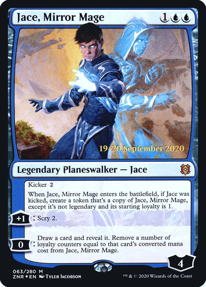 Jace, Mirror Mage  [Zendikar Rising Prerelease Promos] | Eastridge Sports Cards & Games