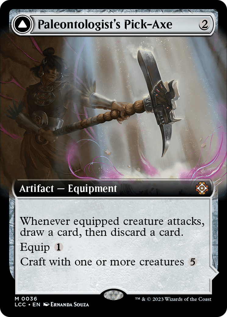 Paleontologist's Pick-Axe (Extended Art) [The Lost Caverns of Ixalan Commander] | Eastridge Sports Cards & Games