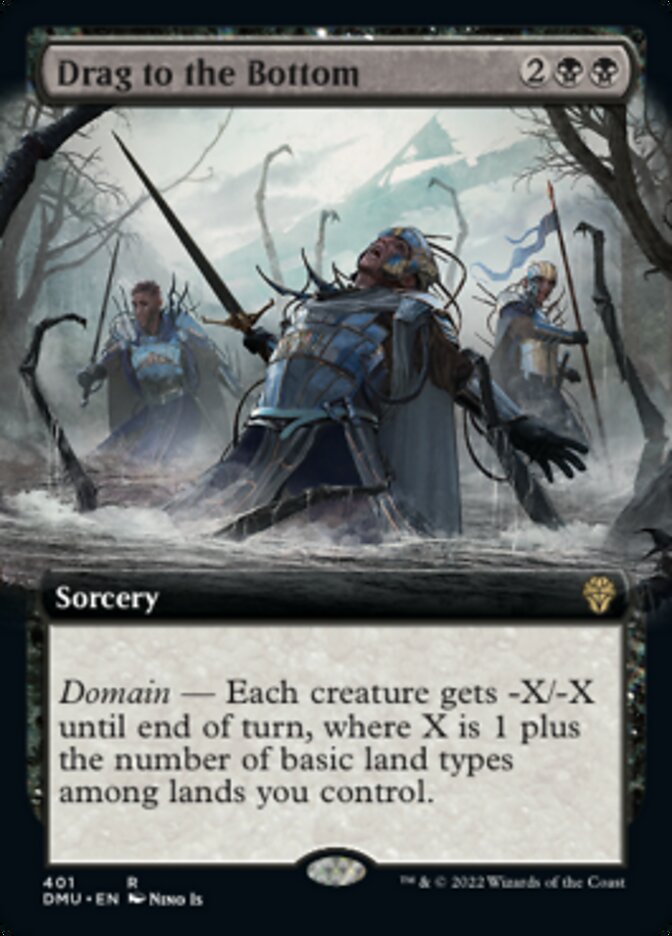 Drag to the Bottom (Extended Art) [Dominaria United] | Eastridge Sports Cards & Games