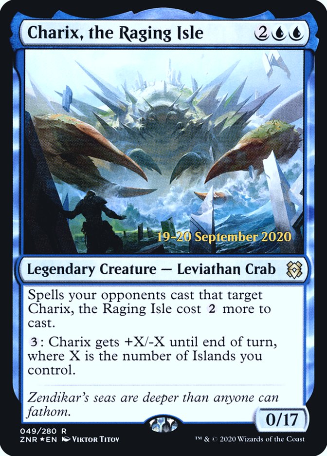 Charix, the Raging Isle  [Zendikar Rising Prerelease Promos] | Eastridge Sports Cards & Games