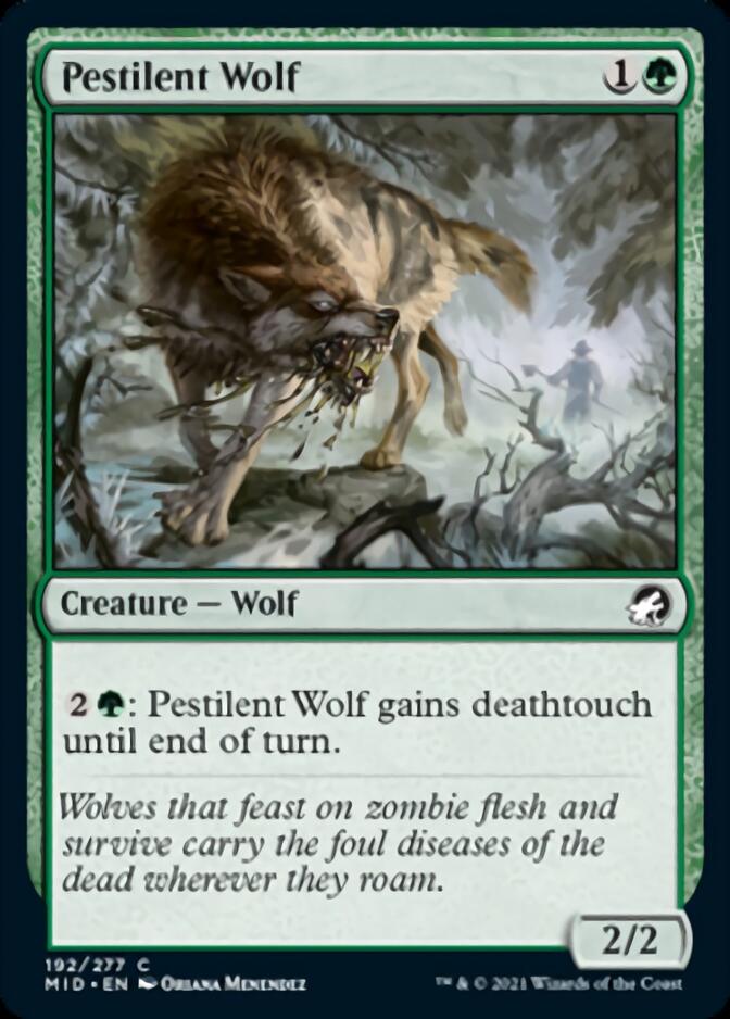 Pestilent Wolf [Innistrad: Midnight Hunt] | Eastridge Sports Cards & Games
