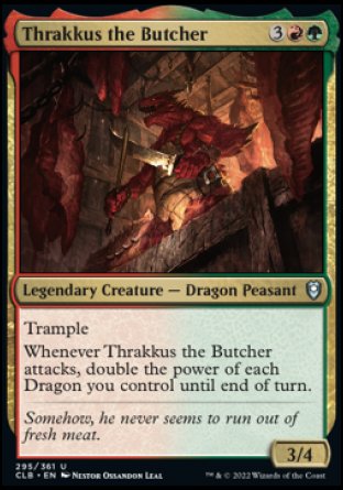 Thrakkus the Butcher [Commander Legends: Battle for Baldur's Gate] | Eastridge Sports Cards & Games