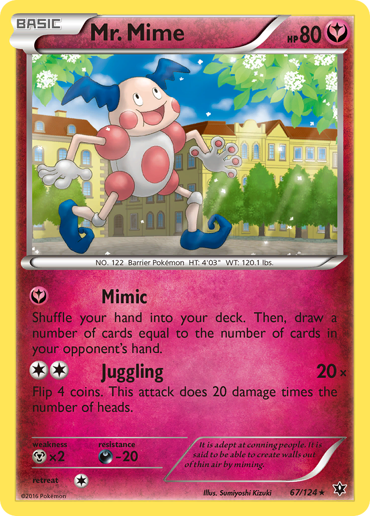 Mr. Mime (67/124) [XY: Fates Collide] | Eastridge Sports Cards & Games