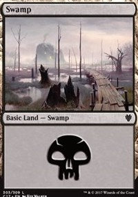 Swamp (303) [Commander 2017] | Eastridge Sports Cards & Games