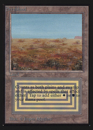 Scrubland (IE) [Intl. Collectors’ Edition] | Eastridge Sports Cards & Games