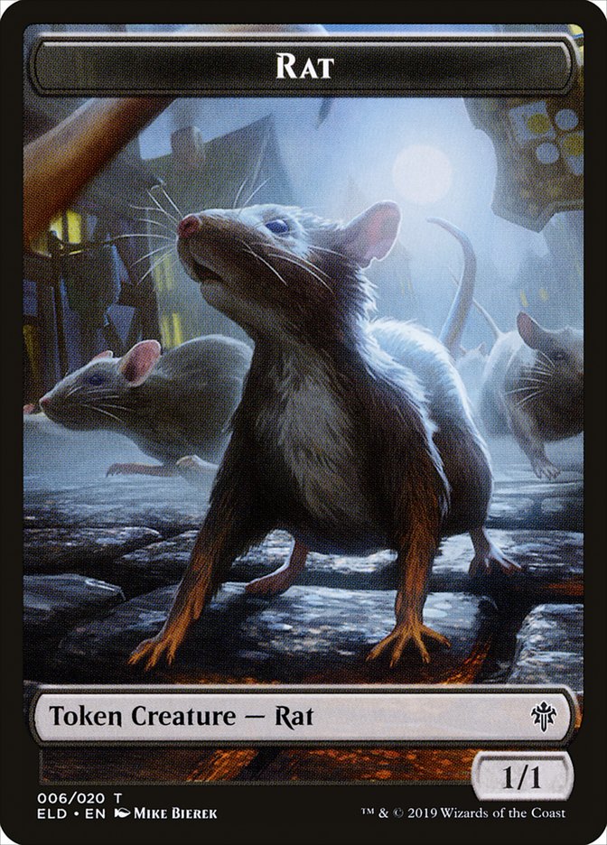 Rat [Throne of Eldraine Tokens] | Eastridge Sports Cards & Games