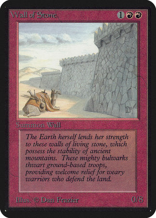 Wall of Stone [Limited Edition Alpha] | Eastridge Sports Cards & Games