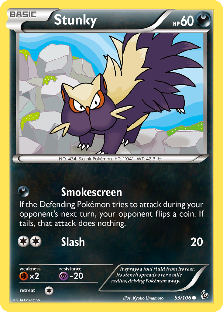 Stunky (53/106) [XY: Flashfire] | Eastridge Sports Cards & Games