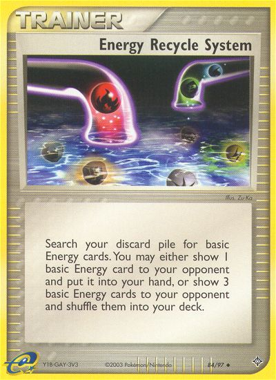 Energy Recycle System (84/97) [EX: Dragon] | Eastridge Sports Cards & Games