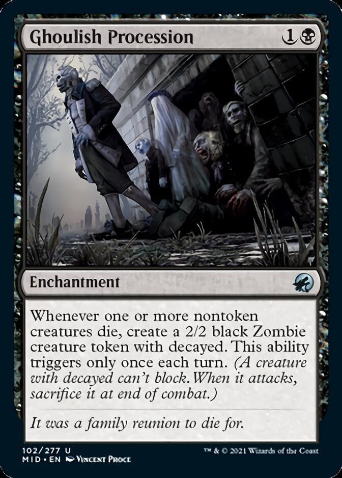 Ghoulish Procession [Innistrad: Midnight Hunt] | Eastridge Sports Cards & Games