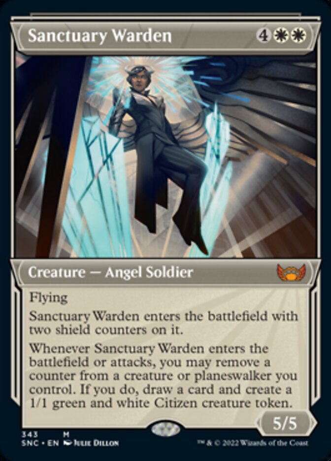 Sanctuary Warden (Showcase Art Deco) [Streets of New Capenna] | Eastridge Sports Cards & Games