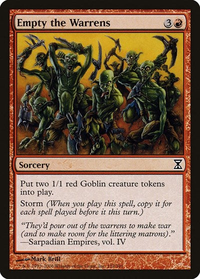 Empty the Warrens [Time Spiral] | Eastridge Sports Cards & Games