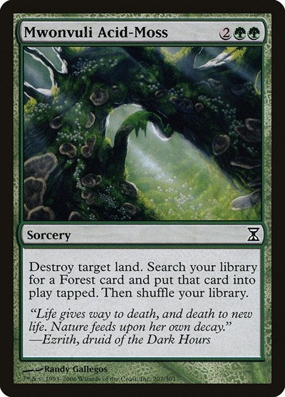 Mwonvuli Acid-Moss [Time Spiral] | Eastridge Sports Cards & Games