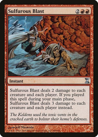 Sulfurous Blast [Time Spiral] | Eastridge Sports Cards & Games