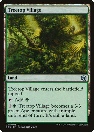 Treetop Village [Duel Decks: Elves vs. Inventors] | Eastridge Sports Cards & Games