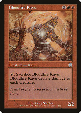 Bloodfire Kavu [Apocalypse] | Eastridge Sports Cards & Games
