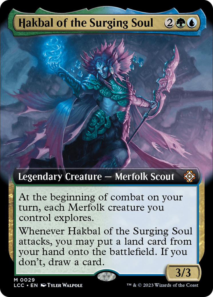 Hakbal of the Surging Soul (Extended Art) [The Lost Caverns of Ixalan Commander] | Eastridge Sports Cards & Games