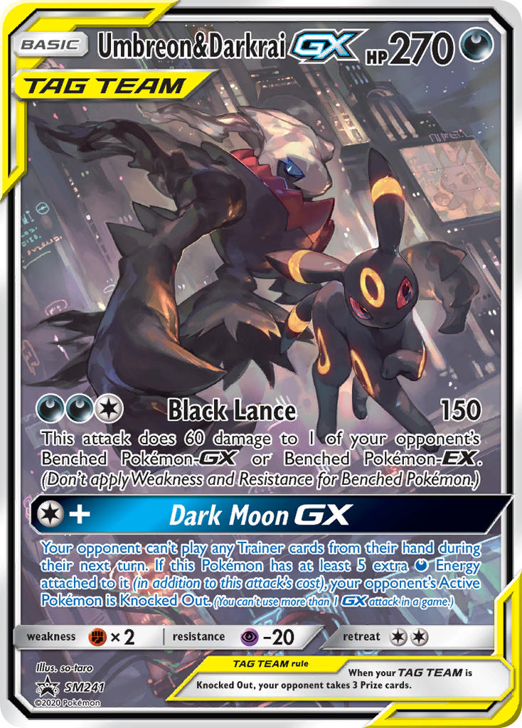 Umbreon & Darkrai GX (SM241) [Sun & Moon: Black Star Promos] | Eastridge Sports Cards & Games