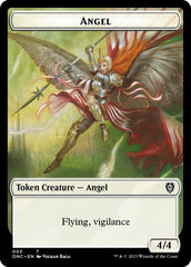 Soldier (008) // Angel Double-Sided Token [Phyrexia: All Will Be One Commander Tokens] | Eastridge Sports Cards & Games