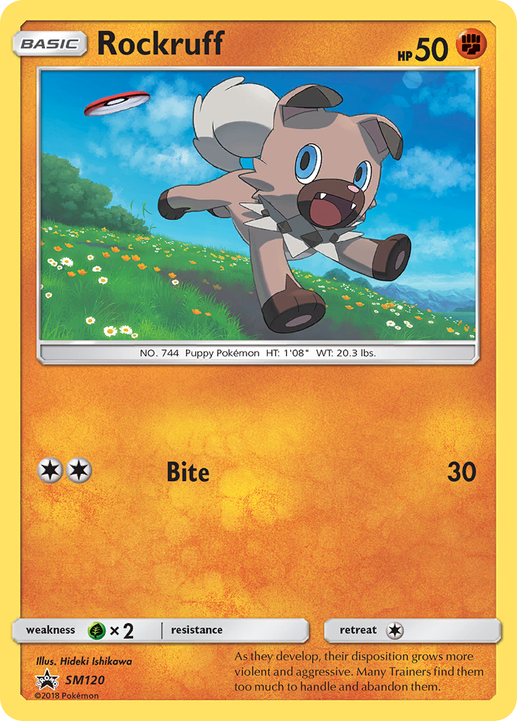 Rockruff (SM120) [Sun & Moon: Black Star Promos] | Eastridge Sports Cards & Games