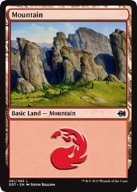 Mountain (61) [Duel Decks: Merfolk vs. Goblins]