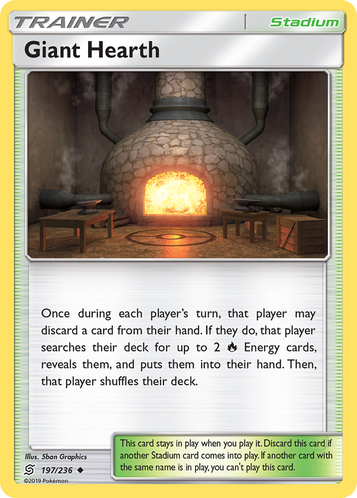 Giant Hearth (197/236) [Sun & Moon: Unified Minds] | Eastridge Sports Cards & Games