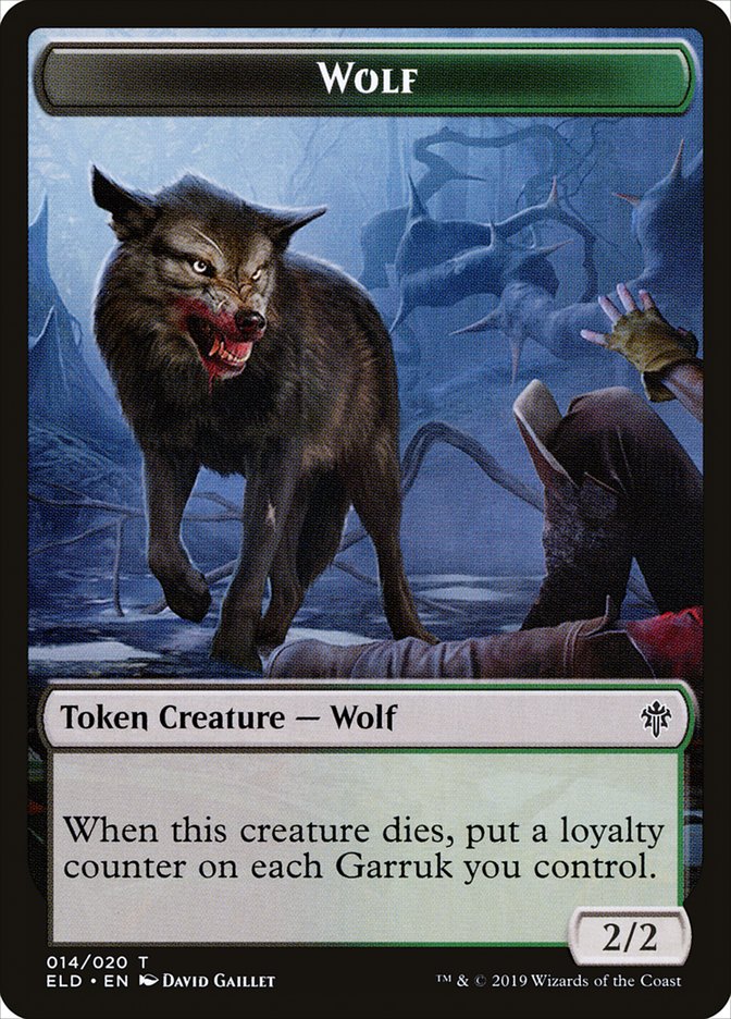 Wolf [Throne of Eldraine Tokens] | Eastridge Sports Cards & Games