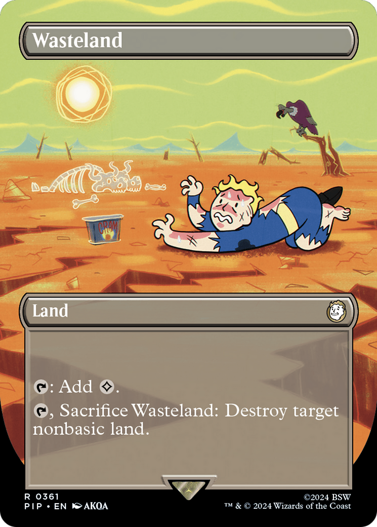 Wasteland (Borderless) [Fallout] | Eastridge Sports Cards & Games