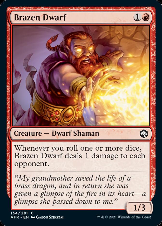 Brazen Dwarf [Dungeons & Dragons: Adventures in the Forgotten Realms] | Eastridge Sports Cards & Games