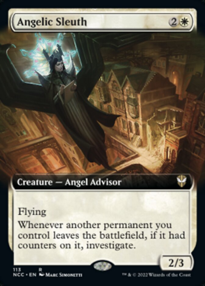 Angelic Sleuth (Extended Art) [Streets of New Capenna Commander] | Eastridge Sports Cards & Games