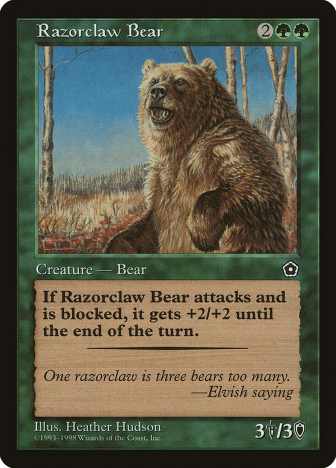 Razorclaw Bear [Portal Second Age] | Eastridge Sports Cards & Games