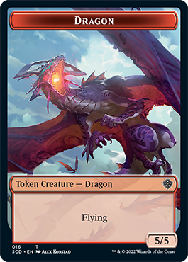 Dragon // Dragon Double-Sided Token [Starter Commander Decks] | Eastridge Sports Cards & Games