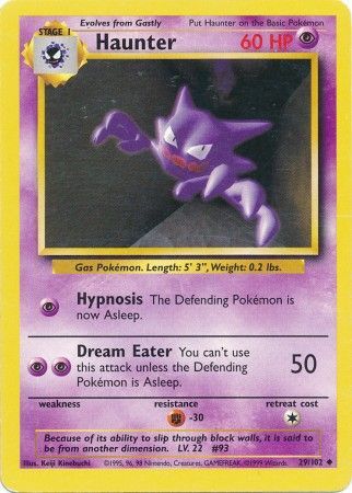 Haunter (29/102) [Base Set Unlimited] | Eastridge Sports Cards & Games