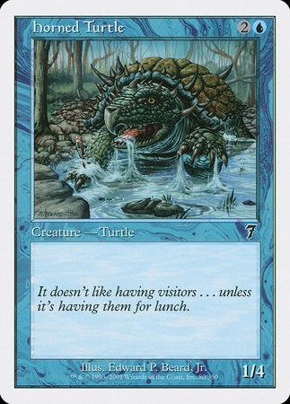 Horned Turtle [Seventh Edition] | Eastridge Sports Cards & Games