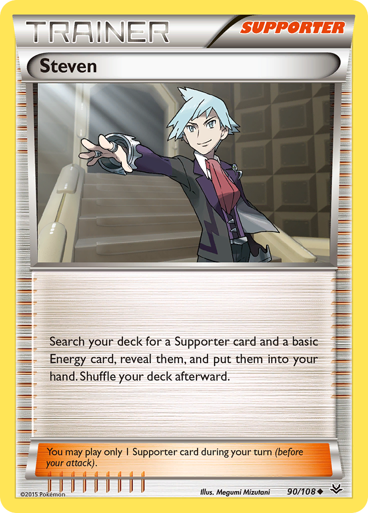 Steven (90/108) [XY: Roaring Skies] | Eastridge Sports Cards & Games