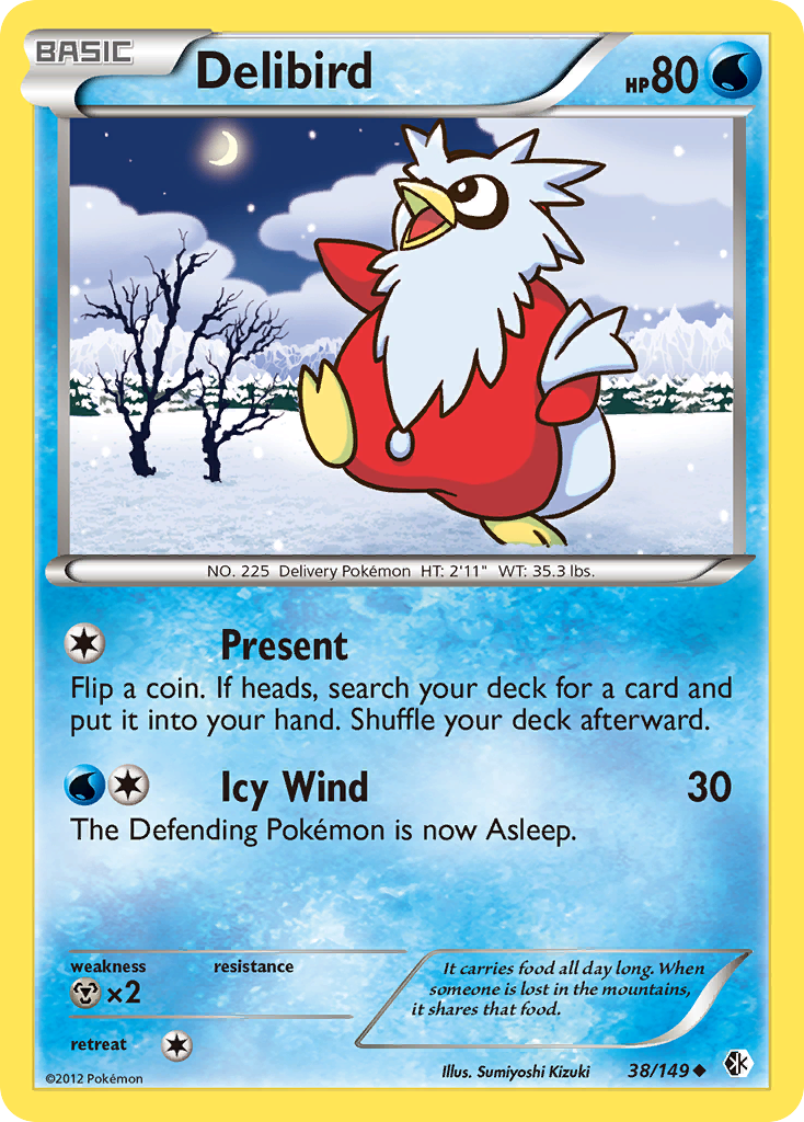 Delibird (38/149) [Black & White: Boundaries Crossed] | Eastridge Sports Cards & Games