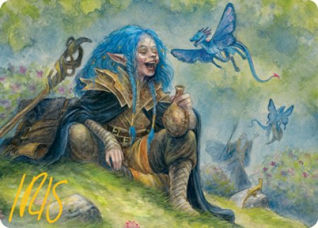 Feywild Trickster Art Card (Gold-Stamped Signature) [Dungeons & Dragons: Adventures in the Forgotten Realms Art Series] | Eastridge Sports Cards & Games