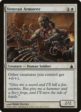 Veteran Armorer [Ravnica: City of Guilds] | Eastridge Sports Cards & Games