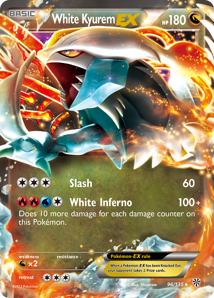 White Kyurem EX (96/135) [Black & White: Plasma Storm] | Eastridge Sports Cards & Games