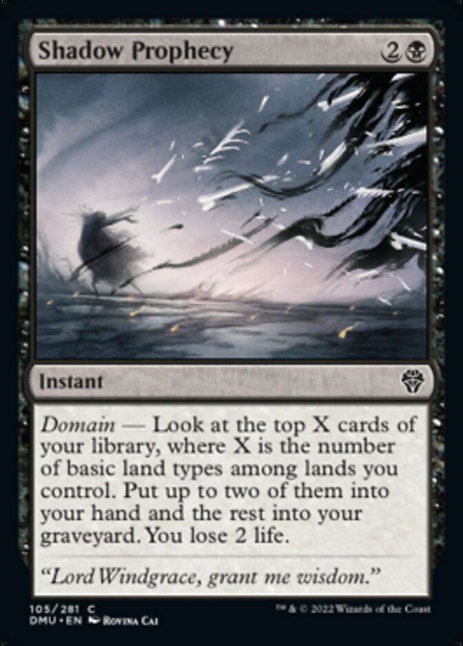 Shadow Prophecy [Dominaria United] | Eastridge Sports Cards & Games